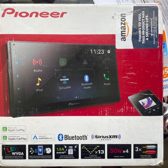 Pioneer DMH-1770NEX 6.8" Touchscreen Media Receiver Apple CarPlay - Picture 1 of 10